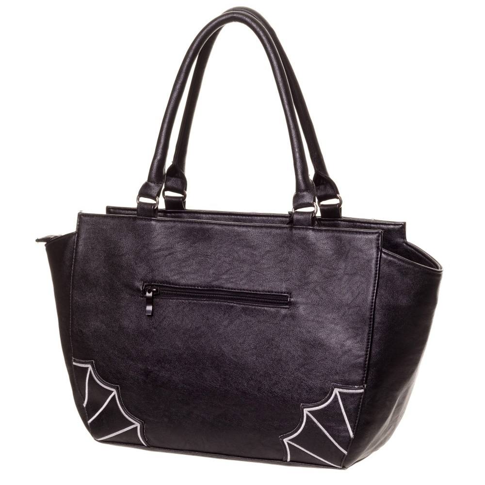 Banned - Bats Sac à main - Noir/Blanc